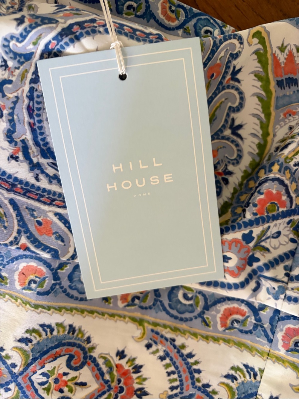 Hill House Home The Margot Dress - Blue Corsica Paisley Size LBlue Corsica Paisl - Picture 6 of 8